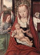 Master of the Legend of St. Lucy Virgin and Child with an Angel USA oil painting artist